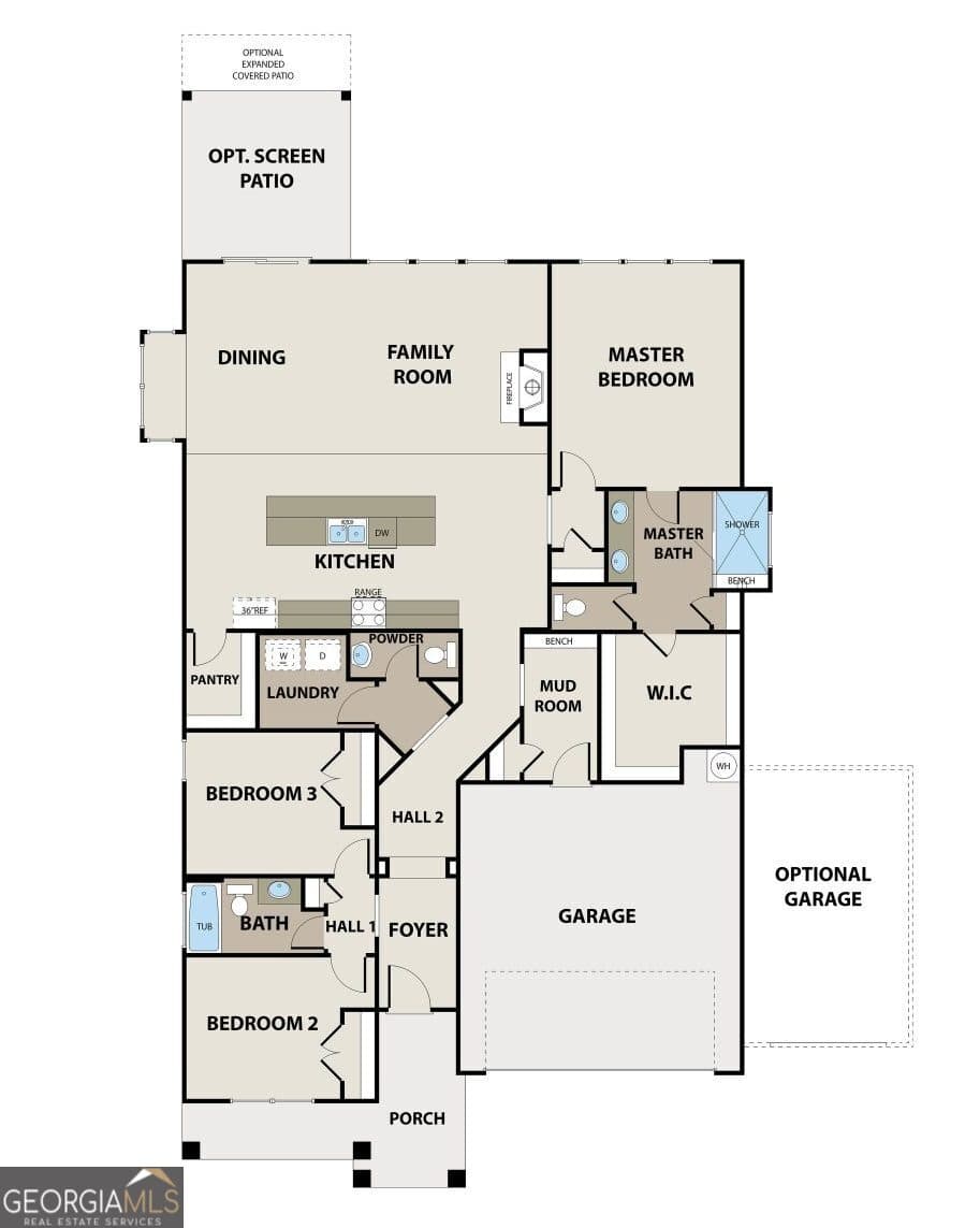 3 bedroom, 2.5 bathroom, 1,933 sq ft single family residence for sale at 110 Stone Brook Court LOT 92, Gray, GA 31032 — photo 3