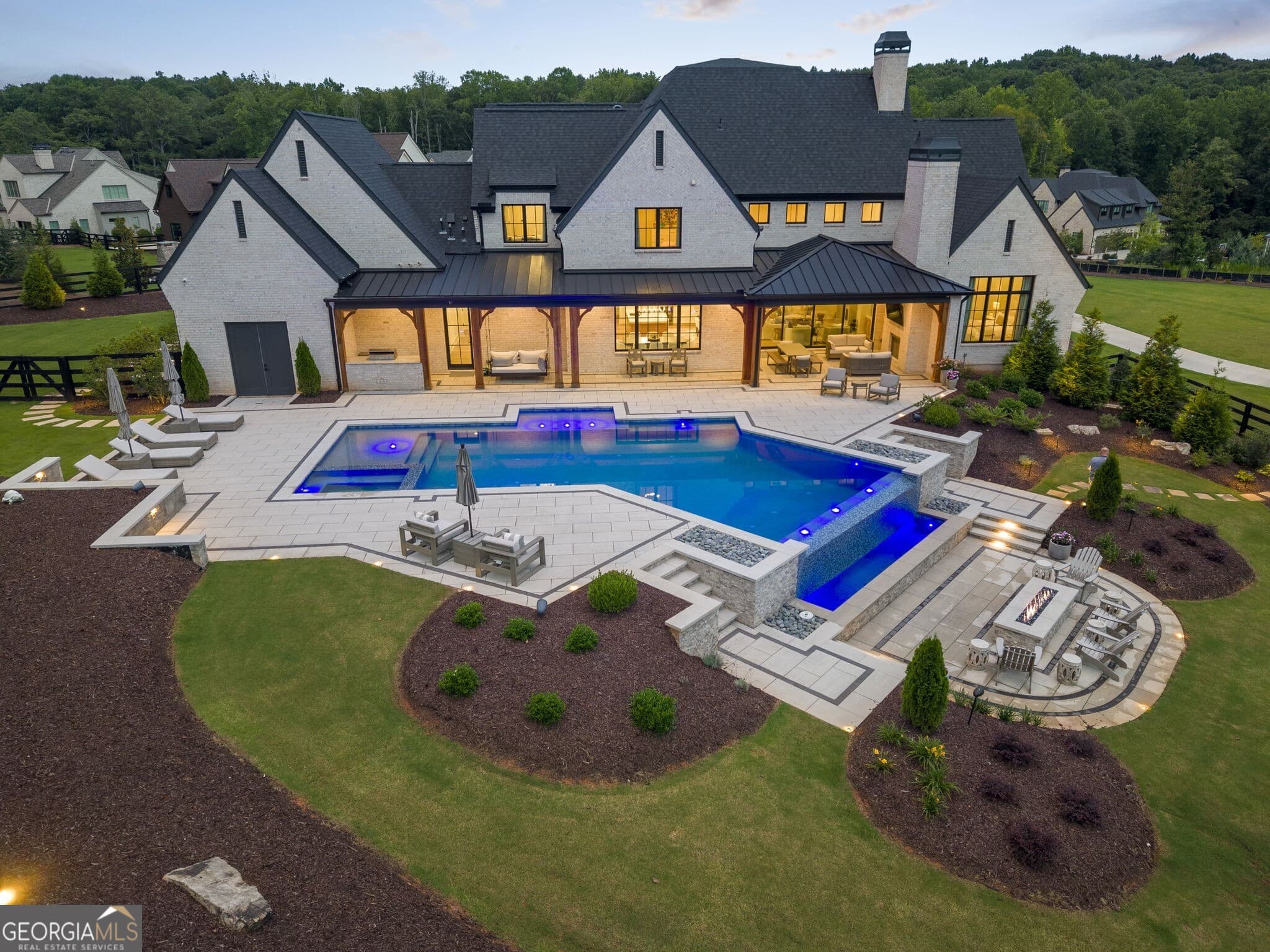 6 bedroom, 7 bathroom, 8,000 sq ft single family residence for sale at 1022 Lyndon Lane, Milton, GA 30004 — photo 3