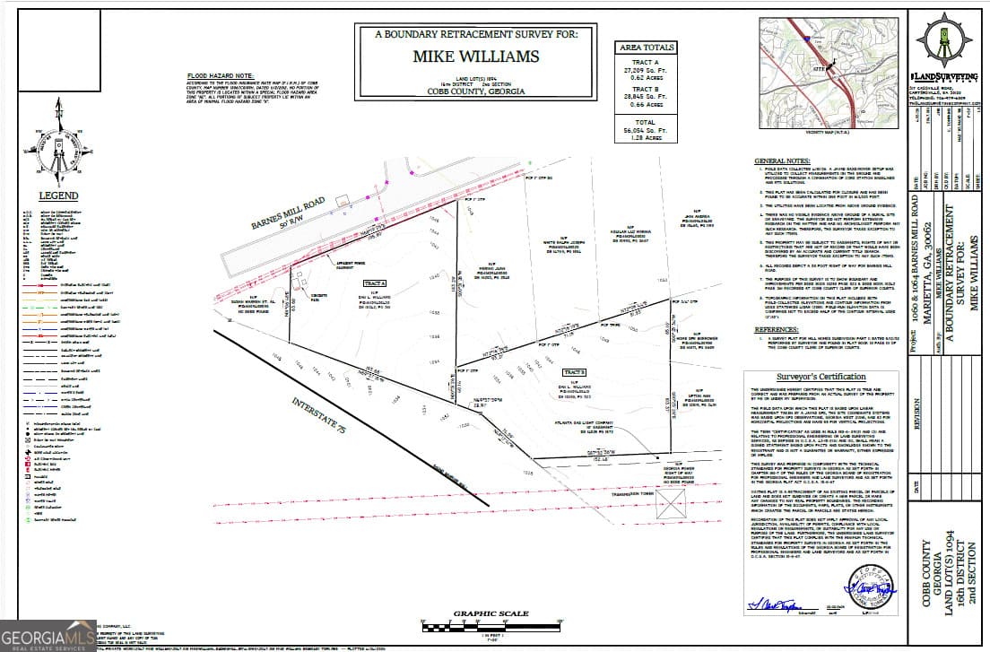residential lot for sale at 1060 Barnes Mill Road, Marietta, GA 30062 — photo 3