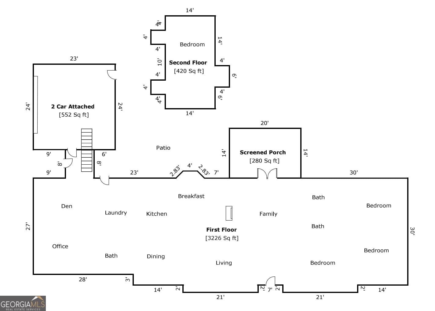 5 bedroom, 3 bathroom, 3,614 sq ft single family residence for sale at 945 Poplar Street, Monroe, GA 30655 — photo 7