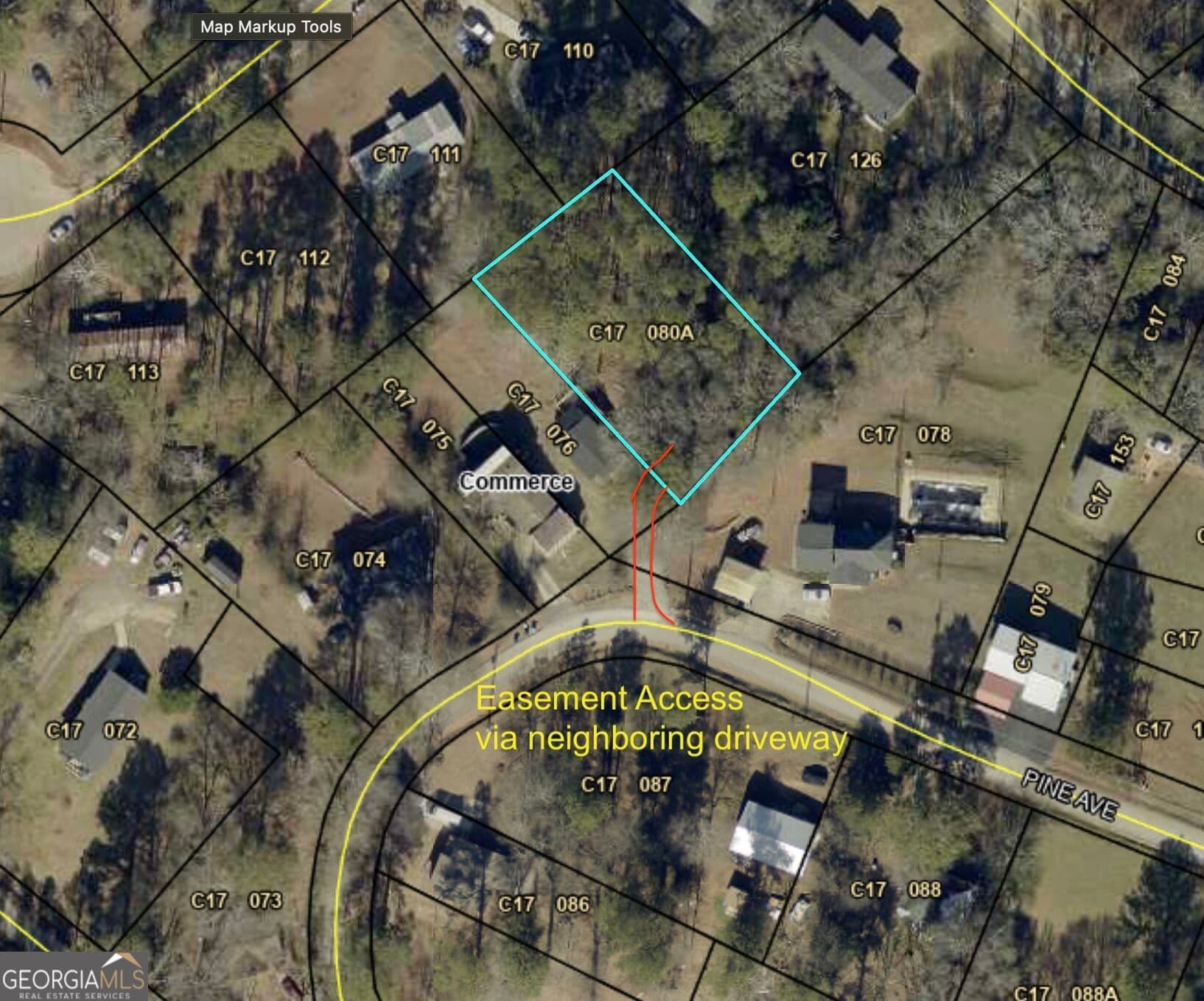 residential lot for sale at 0 Pine Avenue, Commerce, GA 30529 — photo 3