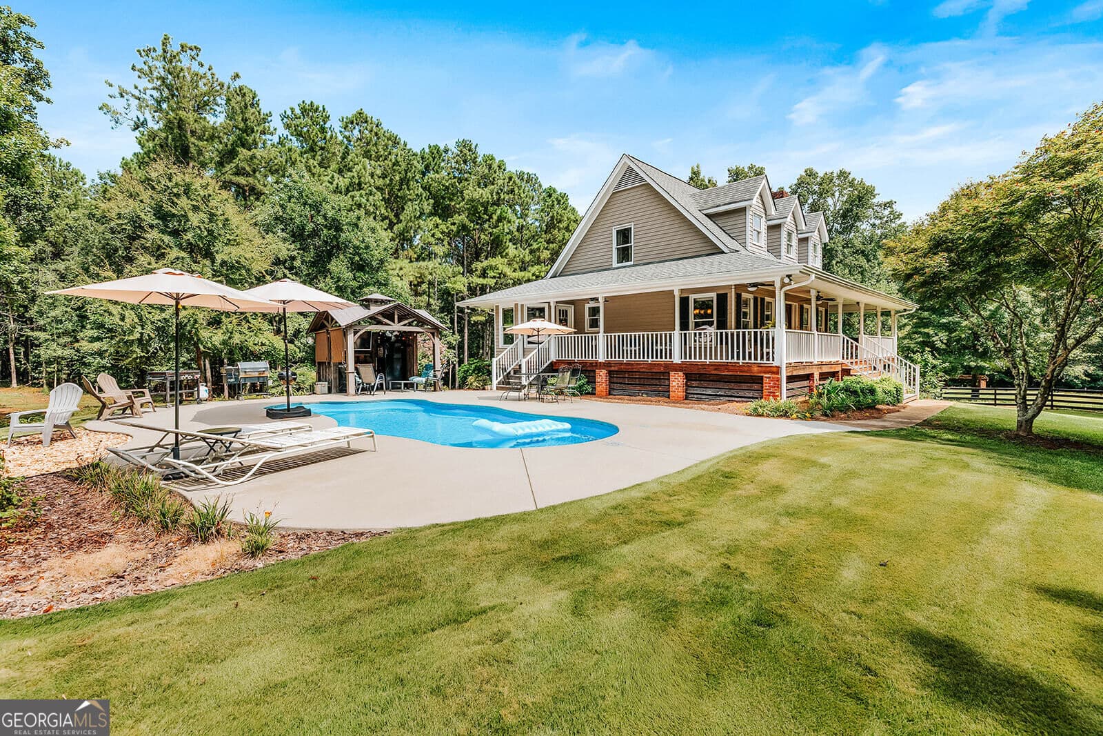 4 bedroom, 3.5 bathroom, 3,238 sq ft single family residence for sale at 3771 Indian Creek Road, Madison, GA 30650 — photo 2