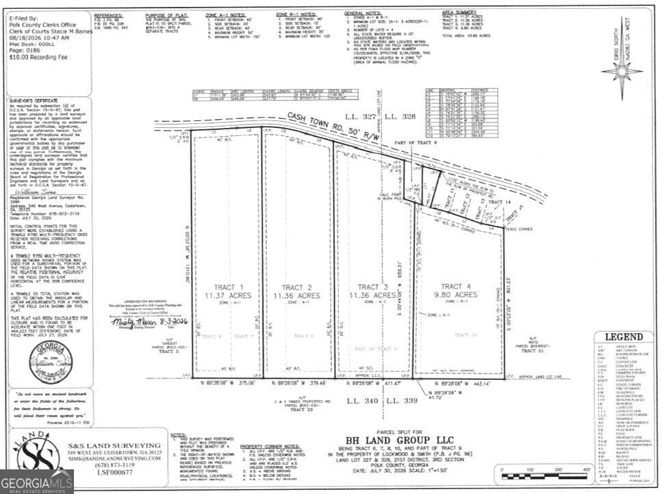 unimproved land for sale at 0 Cashtown Road TRACT 4, Aragon, GA 30104 — photo 3