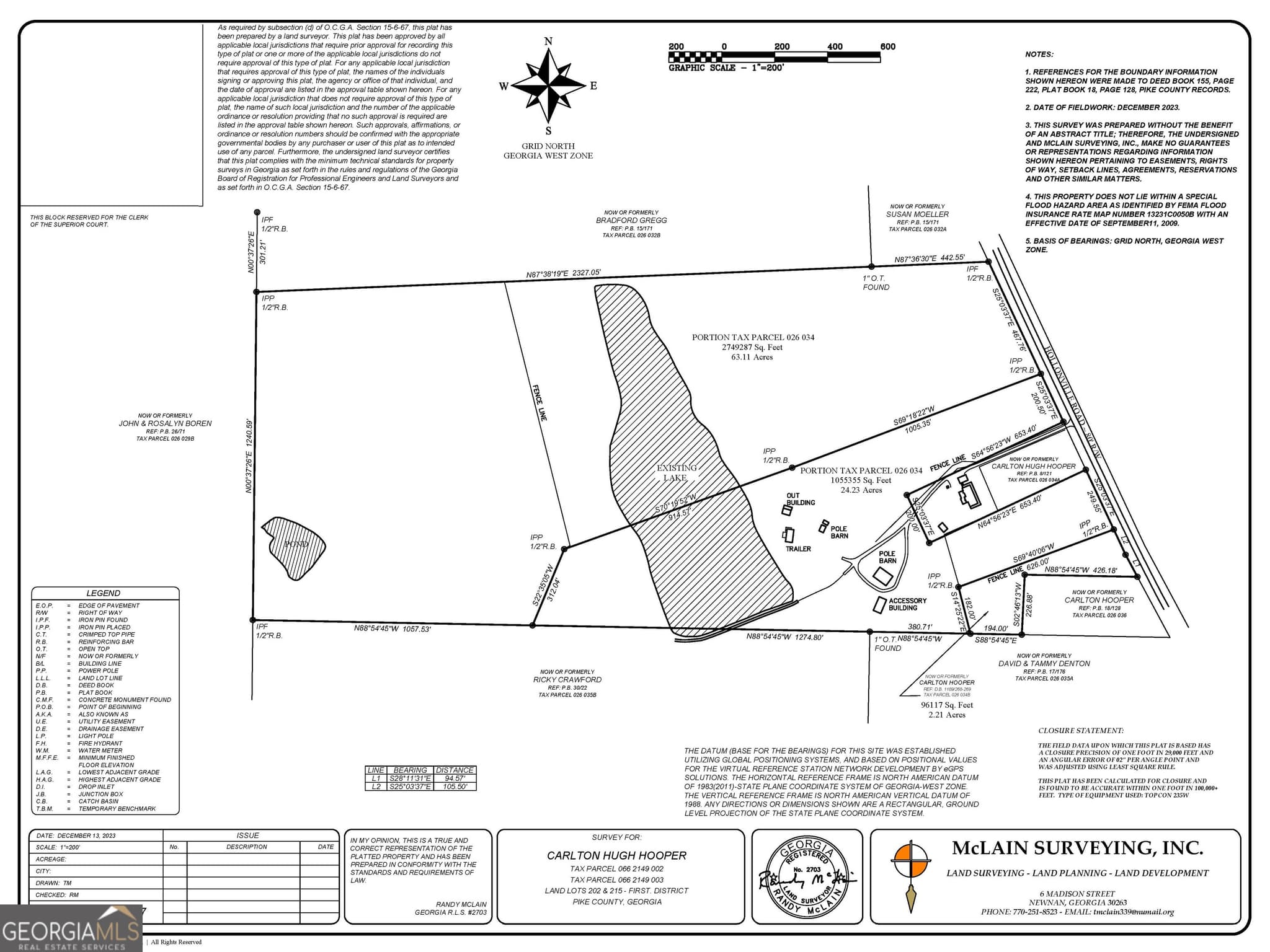agriculture for sale at 4091 Hollonville Road, Williamson, GA 30292 — photo 2