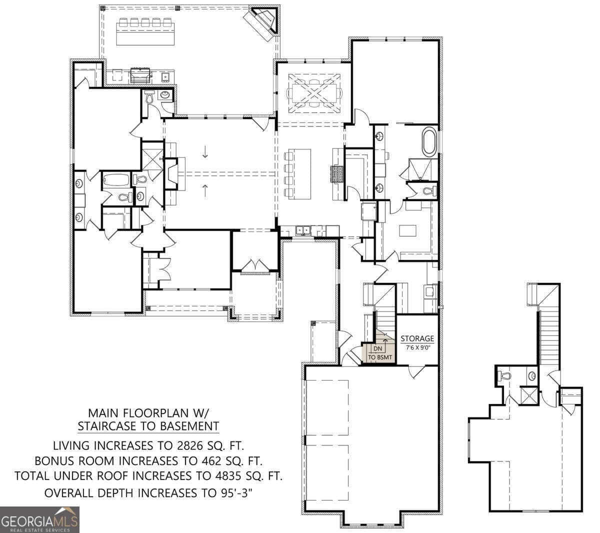 4 bedroom, 3.5 bathroom, 2,826 sq ft single family residence for sale at LOT 6 South Pointe Drive, Hartwell, GA 30643 — photo 2