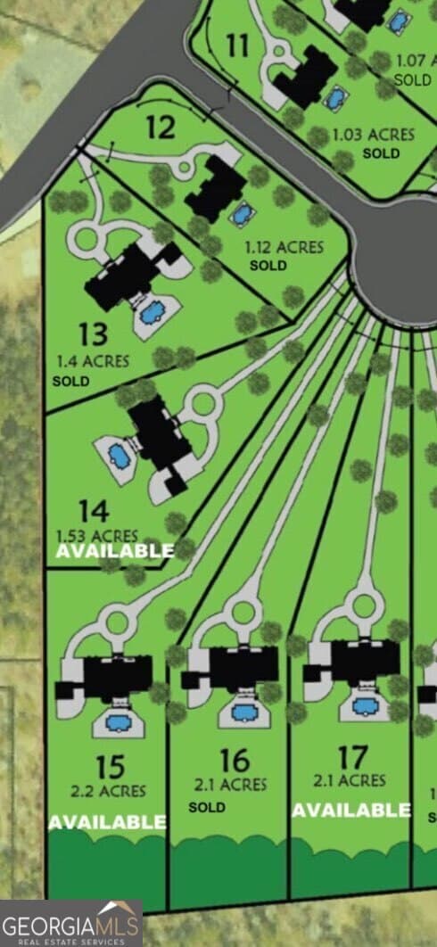 residential lot for sale at 7580 Rivertown Road LOT 14, Fairburn, GA 30213 — photo 3