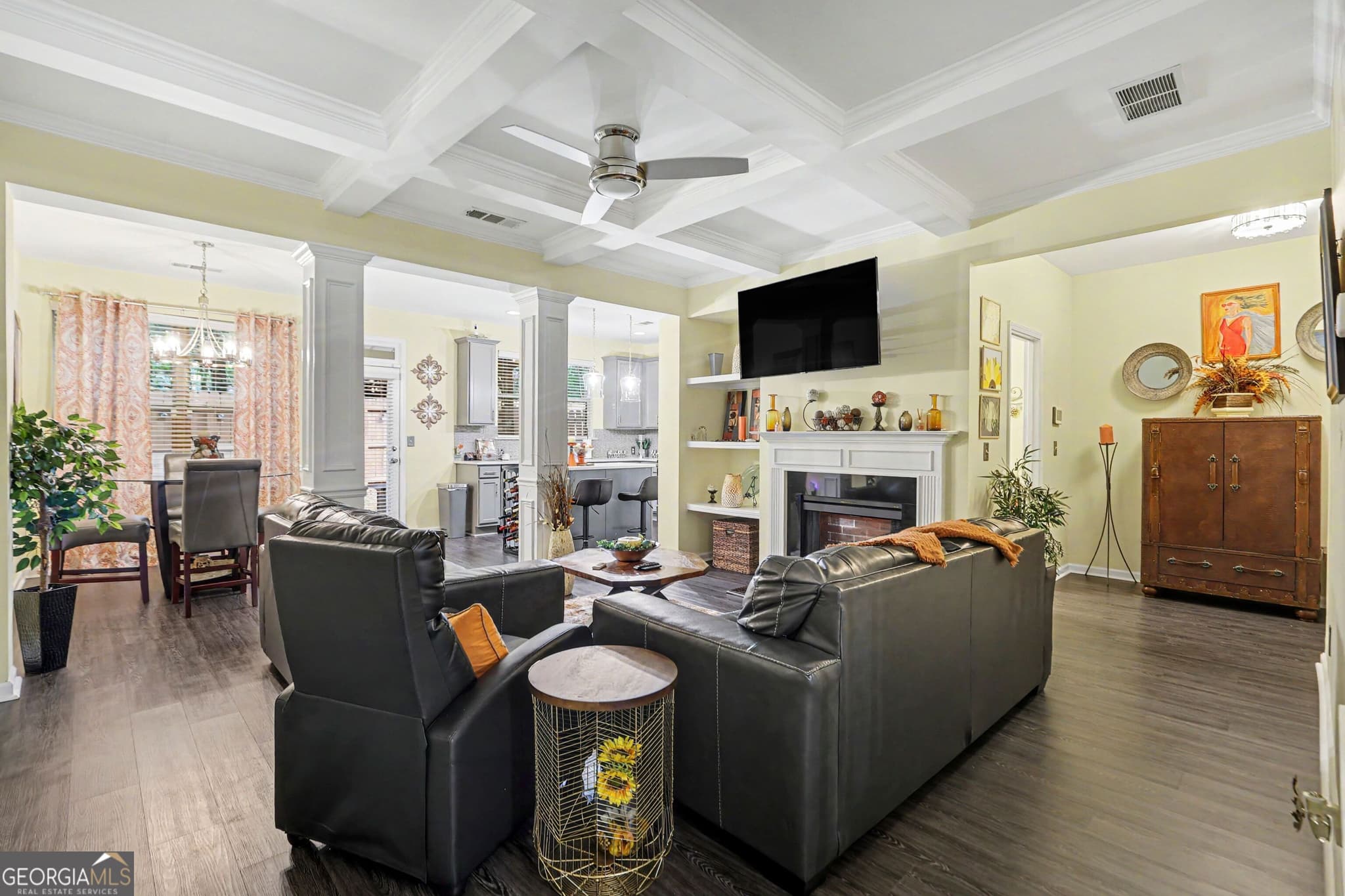 3 bedroom, 2.5 bathroom, 1,968 sq ft townhouse for sale at 5563 Radford Loop, Fairburn, GA 30213 — photo 1 of 24