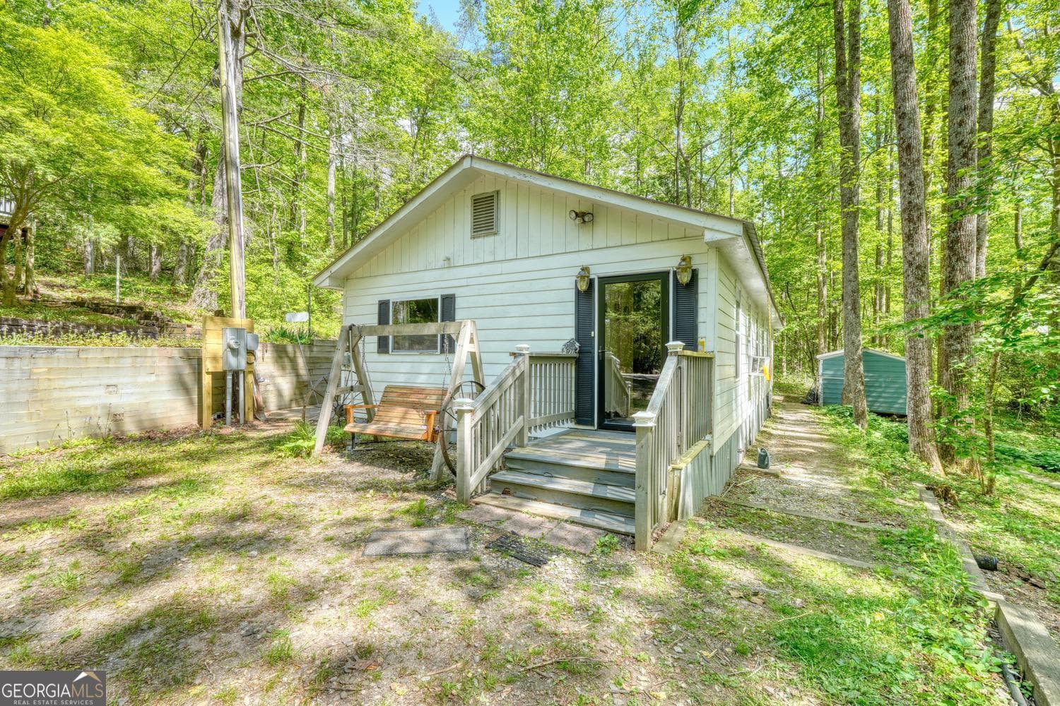 2 bedroom, 2 bathroom manufactured home,single family residence sold at 647 Happy Hollow Circle, Suches, GA 30572