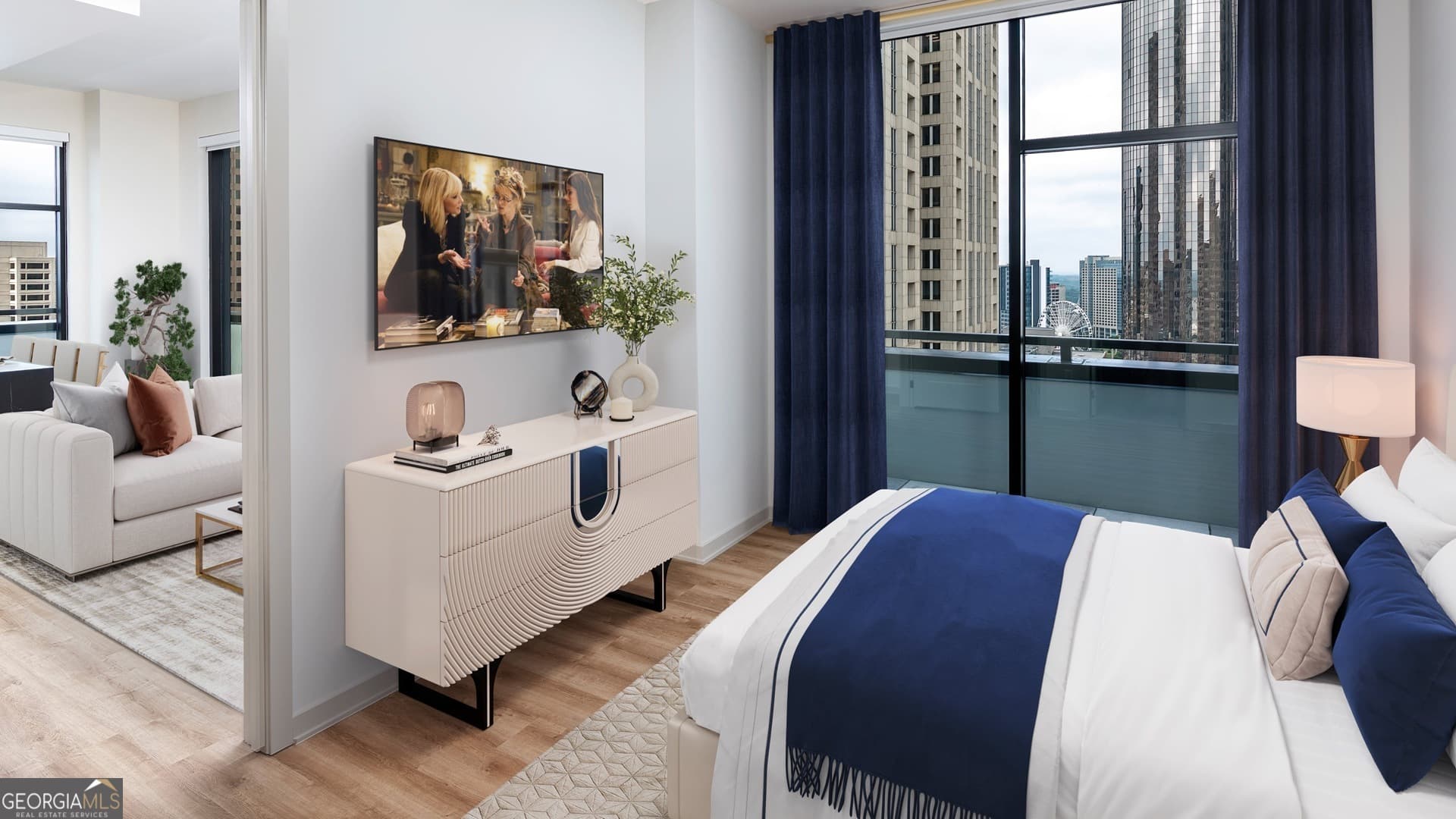 2 bedroom, 2 bathroom, 1,080 sq ft apartment for rent at 161 Peachtree Cente Avenue 2021, Atlanta, GA 30303 for $2,407 a month — photo 8