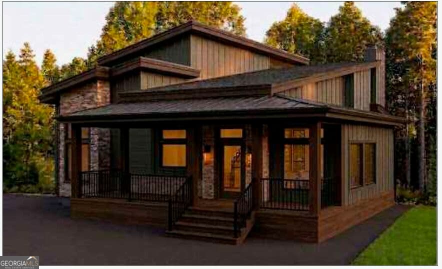4 bedroom, 4.5 bathroom, 2,968 sq ft cabin,single family residence for sale at LOT 13 River Rock Lane, Blue Ridge, GA 30513