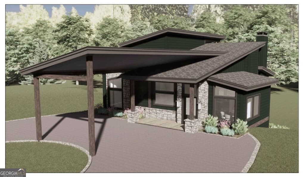 4 bedroom, 4.5 bathroom, 2,968 sq ft cabin,single family residence for sale at LOT 13 River Rock Lane, Blue Ridge, GA 30513 — photo 5