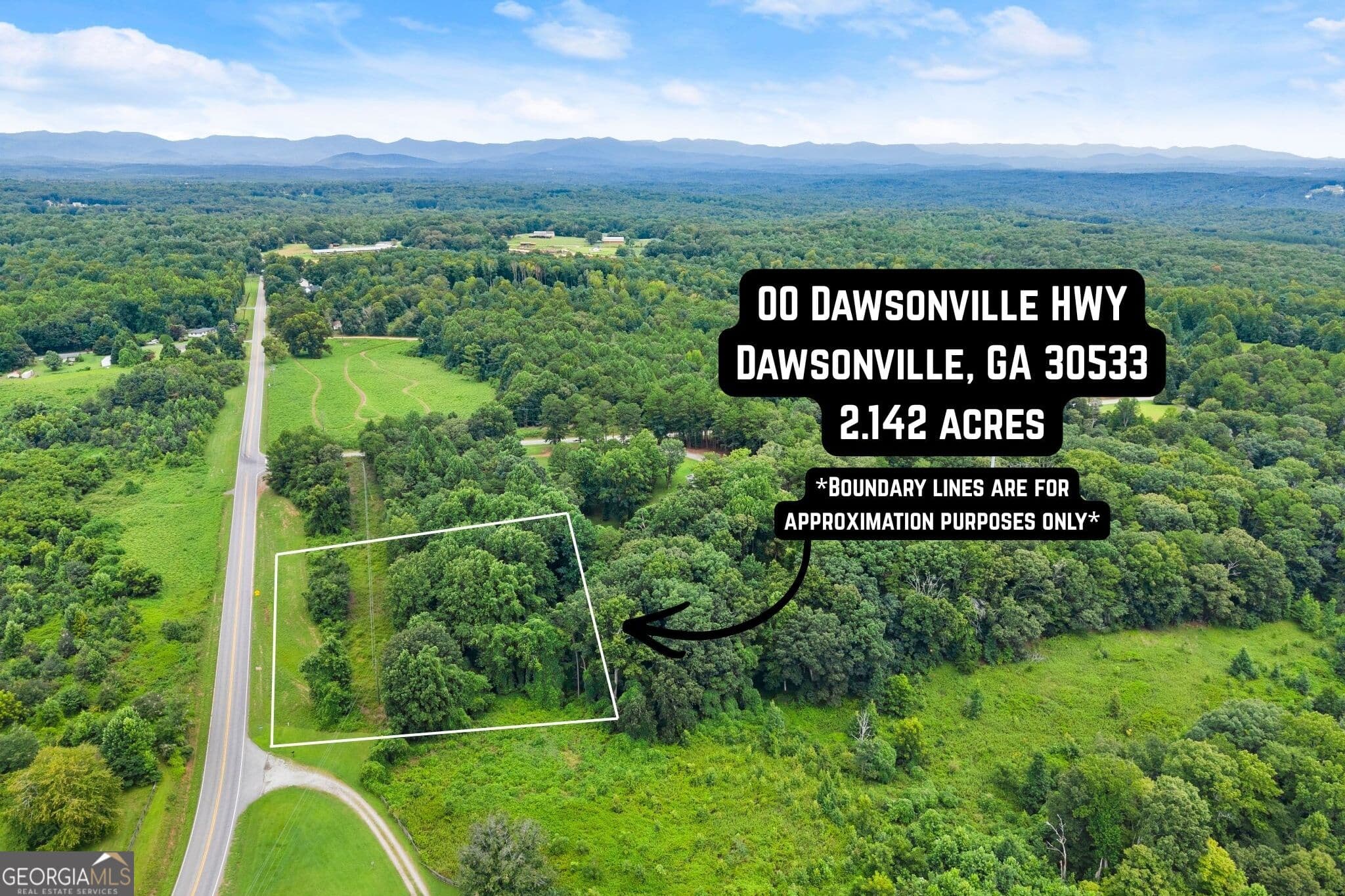 unimproved land for sale at 0 Dawsonville Hwy Tract 2A, Dawsonville, GA 30534 — photo 1 of 8