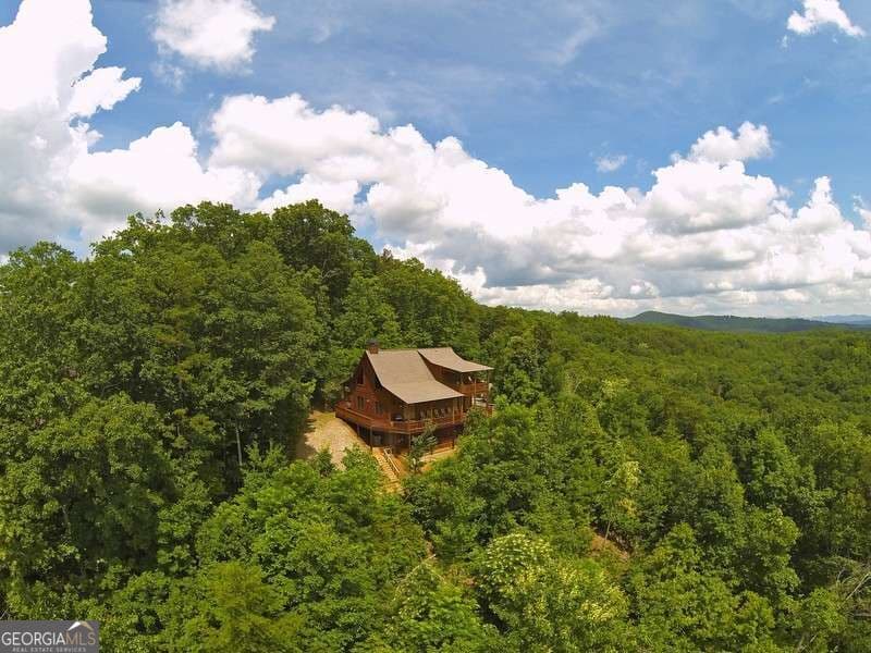 4 bedroom, 3.5 bathroom, 3,000 sq ft cabin,single family residence for sale at 499 Raven Ridge Circle, Mineral Bluff, GA 30559 — photo 1 of 49