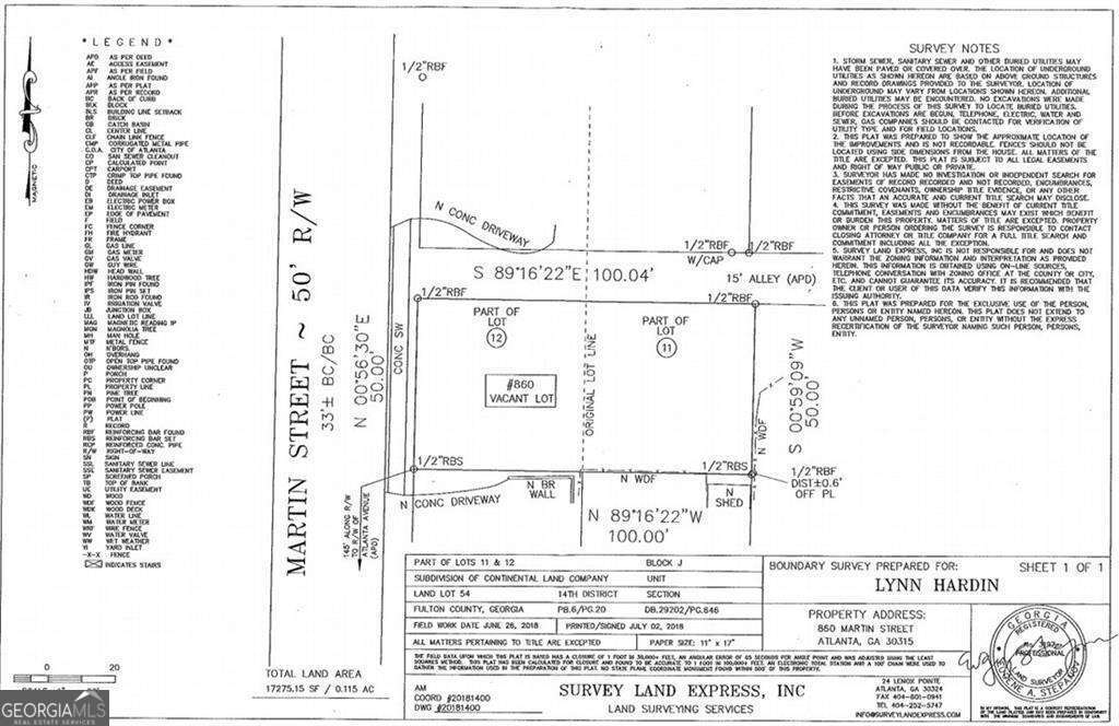 residential lot for sale at 860 Martin Street, Atlanta, GA 30315 — photo 7