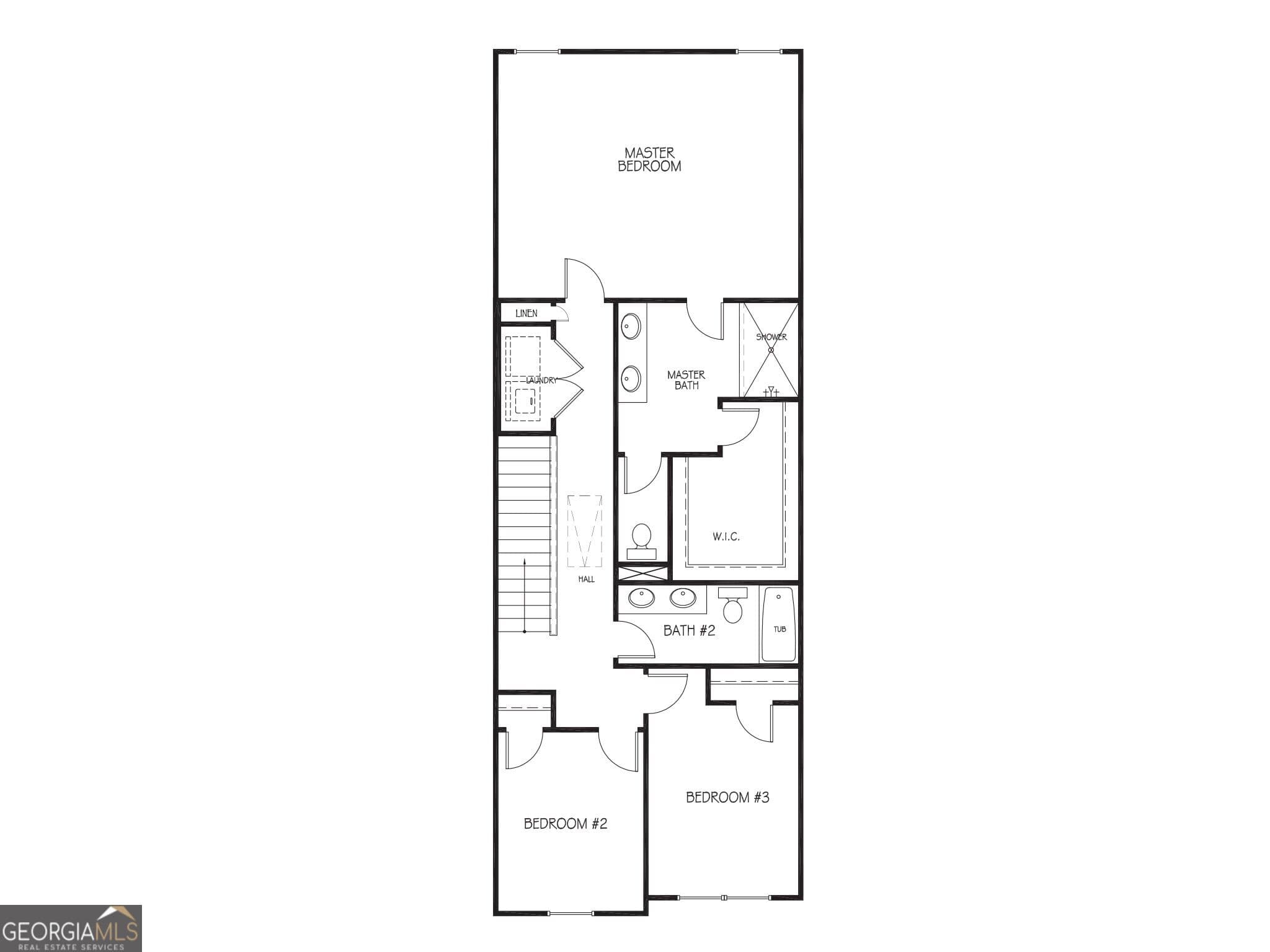 3 bedroom, 2.5 bathroom, 1,740 sq ft townhouse for sale at 2848 Lillian Lane, Douglasville, GA 30135 — photo 3