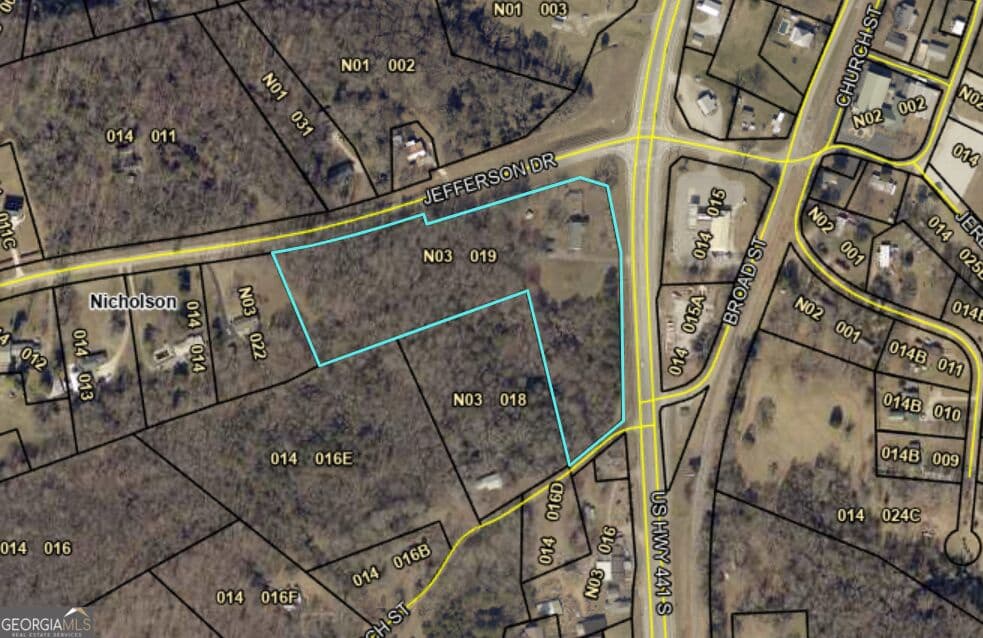 unimproved land for sale at 5246 U S Highway 441, Nicholson, GA 30565 — photo 1 of 4