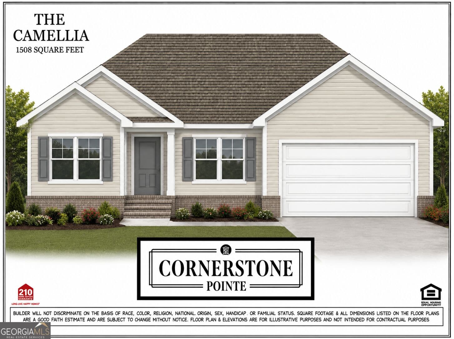 4 bedroom, 2 bathroom, 1,508 sq ft single family residence for sale at 185 Landmark Circle LOT 40, Statesboro, GA 30458 — photo 1 of 4