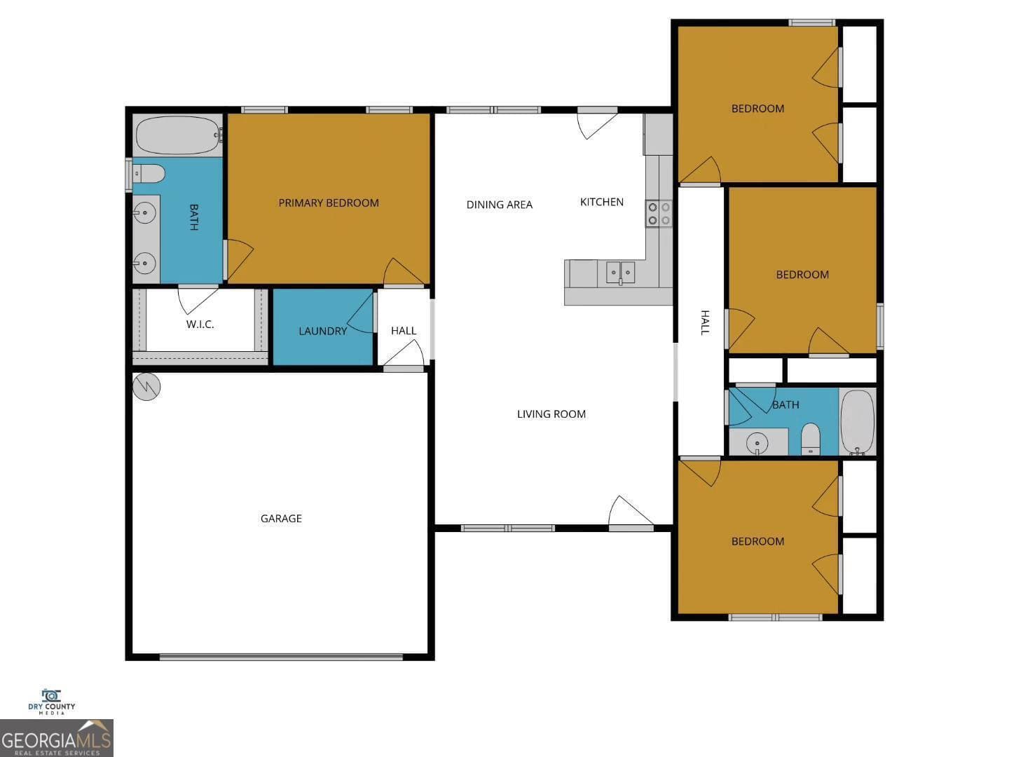 4 bedroom, 2 bathroom, 1,508 sq ft single family residence for sale at 185 Landmark Circle LOT 40, Statesboro, GA 30458 — photo 4