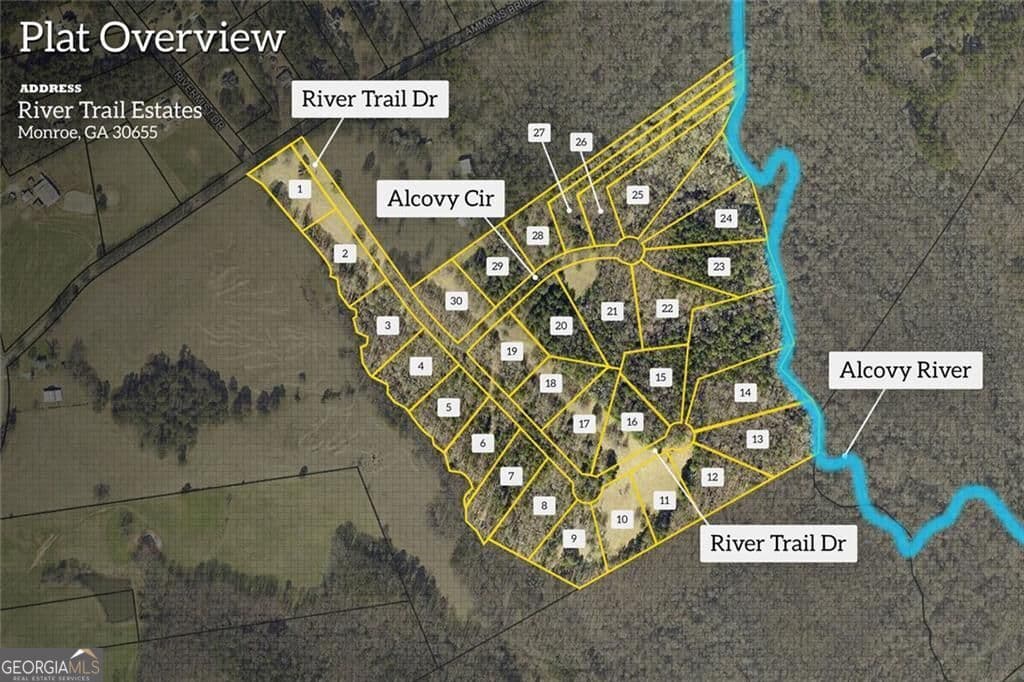 residential lot for sale at 551 River Trail Drive LOT #13, Monroe, GA 30655 — photo 2