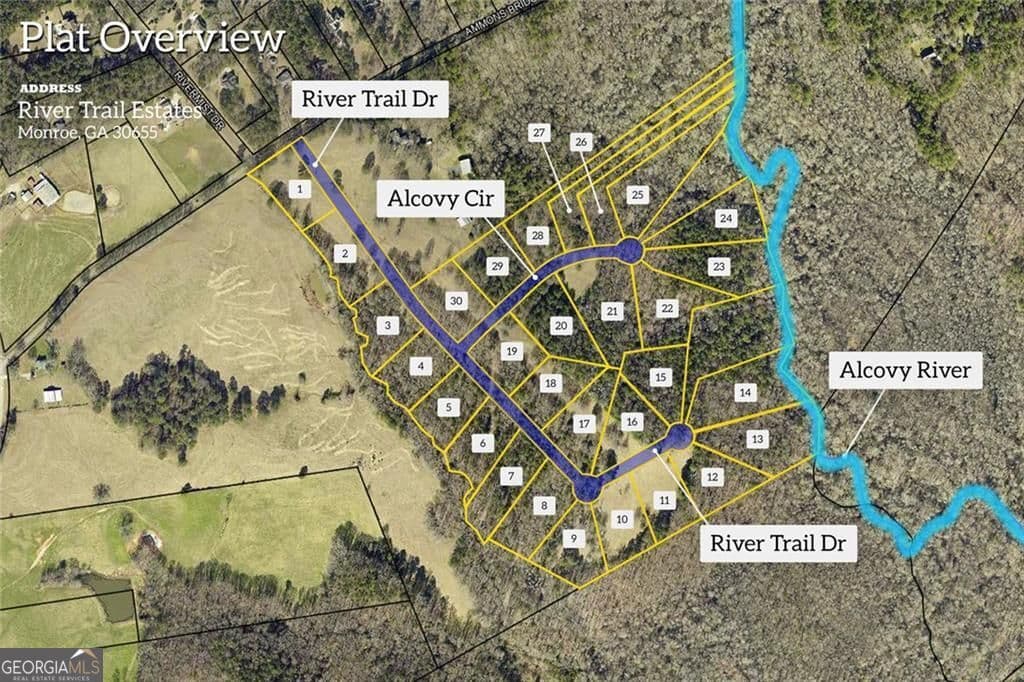 residential lot for sale at 551 River Trail Drive LOT #13, Monroe, GA 30655 — photo 3