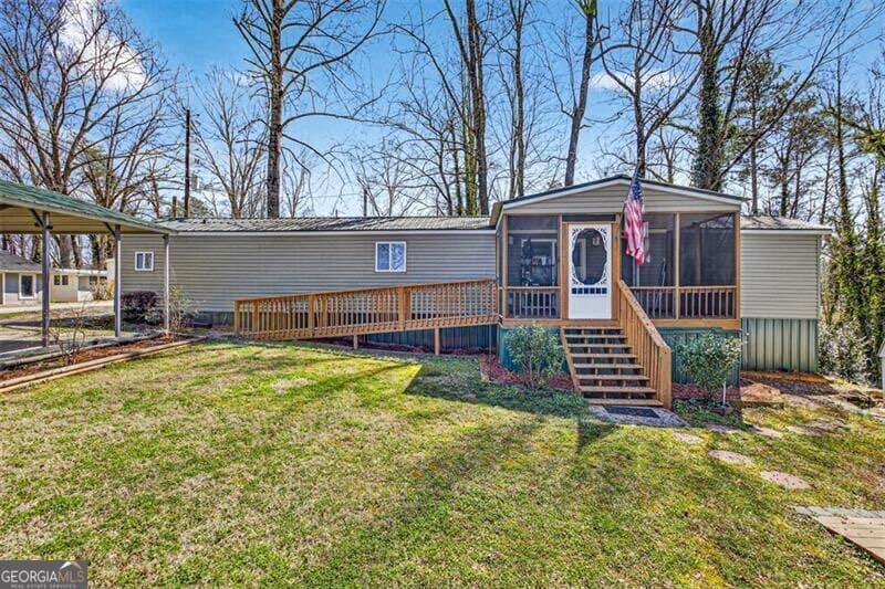 2 bedroom, 2 bathroom manufactured home,single family residence for sale at 5520 Mount Shores Circle, Gainesville, GA 30506 — photo 10