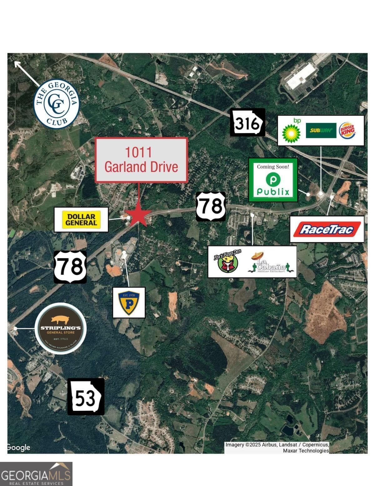 unimproved land for sale at 1011 Garland Drive, Bogart, GA 30622 — photo 3