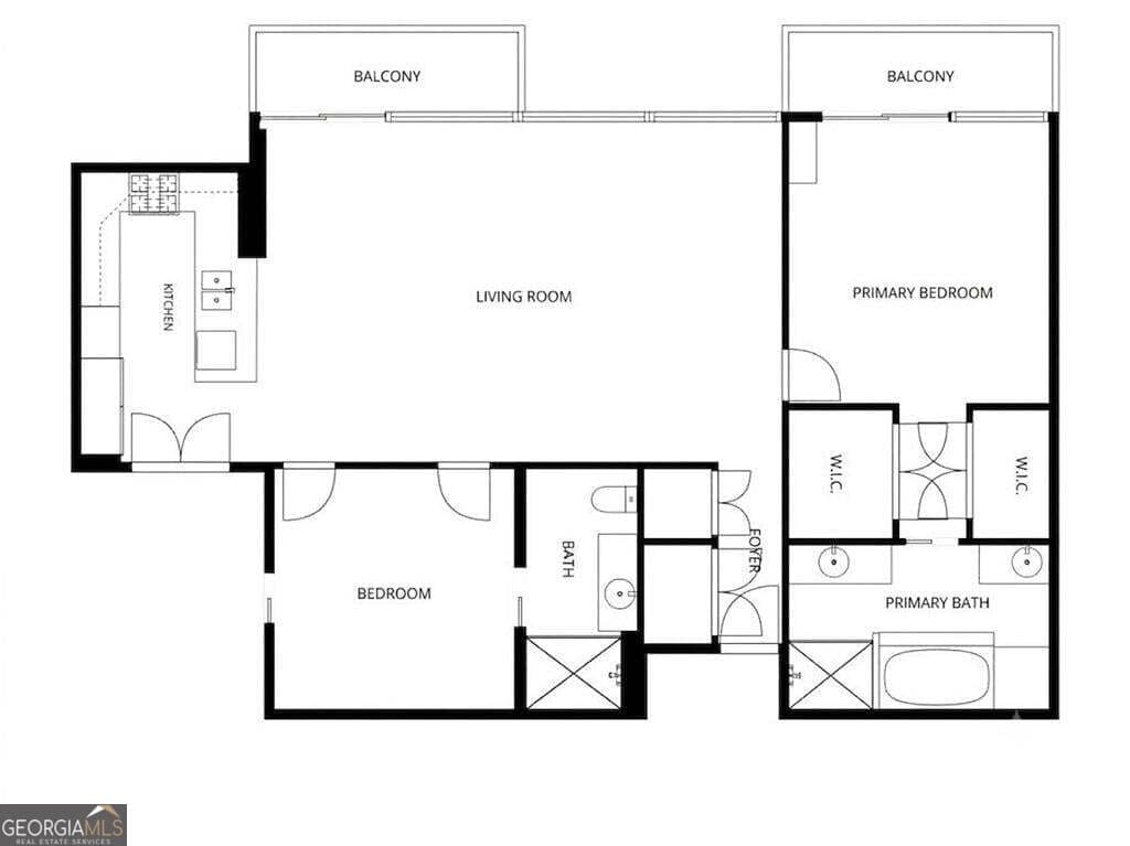 2 bedroom, 2 bathroom, 1,587 sq ft condominium for sale at 45 Ivan Allen Jr Boulevard 1808, Atlanta, GA 30308 — photo 4