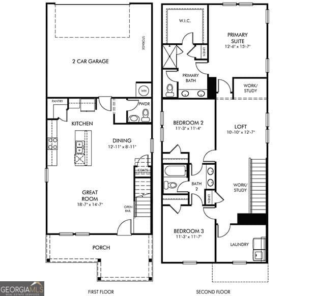 3 bedroom, 3 bathroom, 1,926 sq ft single family residence for sale at 2940 Rising Mist View, Lawrenceville, GA 30045 — photo 2