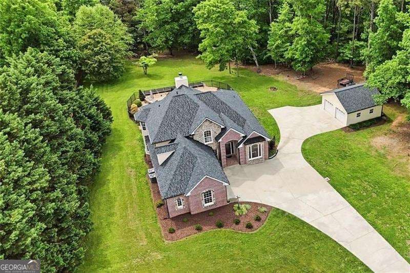 5 bedroom, 3.5 bathroom, 5,346 sq ft single family residence for sale at 2235 Lower Burris Road, Canton, GA 30114