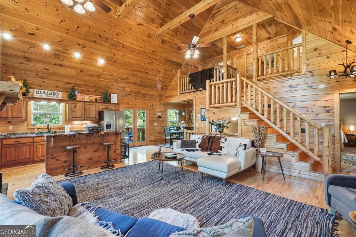 4 bedroom, 3.5 bathroom, 2,904 sq ft cabin,single family residence for sale at 441 Carlisle Drive 2955, Ellijay, GA 30540 — photo 9