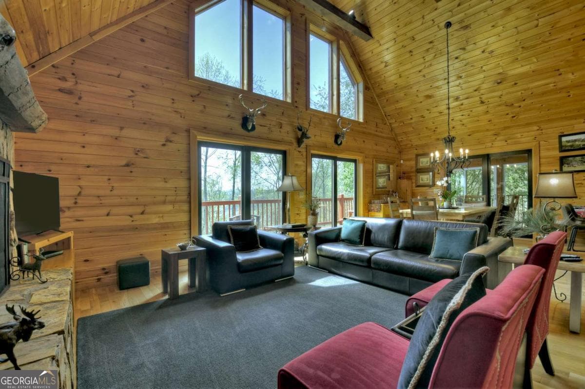 3 bedroom, 2 bathroom, 2,940 sq ft cabin,single family residence for sale at 256 Bailey Farm Lane, Mineral Bluff, GA 30559 — photo 4