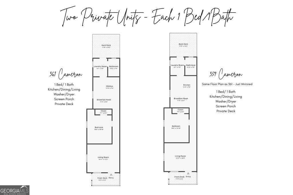 multi family,duplex for sale at 361 Cameron Street, Atlanta, GA 30312 — photo 4
