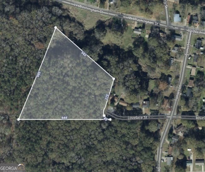 unimproved land for sale at 100 Lovelace Street, Newnan, GA 30263 — photo 1 of 4