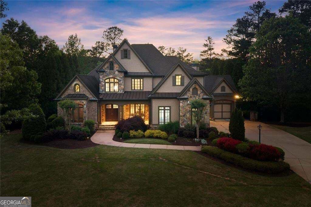 7 bedroom, 5.5 bathroom, 8,433 sq ft single family residence for sale at 1225 Waterfall Lane, Acworth, GA 30101 — photo 3
