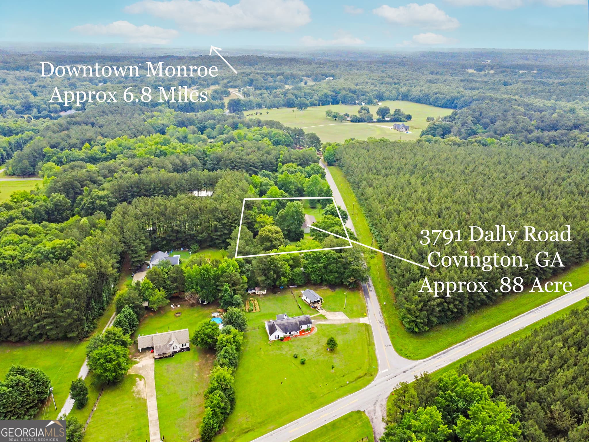 3 bedroom, 2 bathroom, 1,150 sq ft single family residence for sale at 3791 Dally Road, Covington, GA 30014 — photo 2