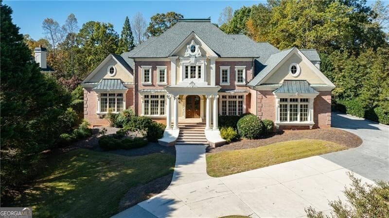6 bedroom, 6.5 bathroom, 11,467 sq ft single family residence sold at 9390 Colonnade Trail, Johns Creek, GA 30022