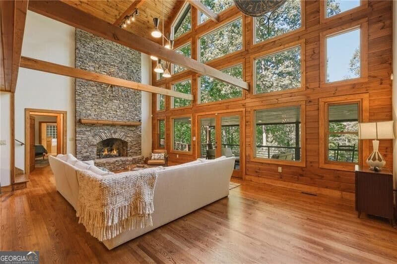 7 bedroom, 5 bathroom, 5,903 sq ft cabin,single family residence for sale at 20 Bear Trail, Ellijay, GA 30540 — photo 9
