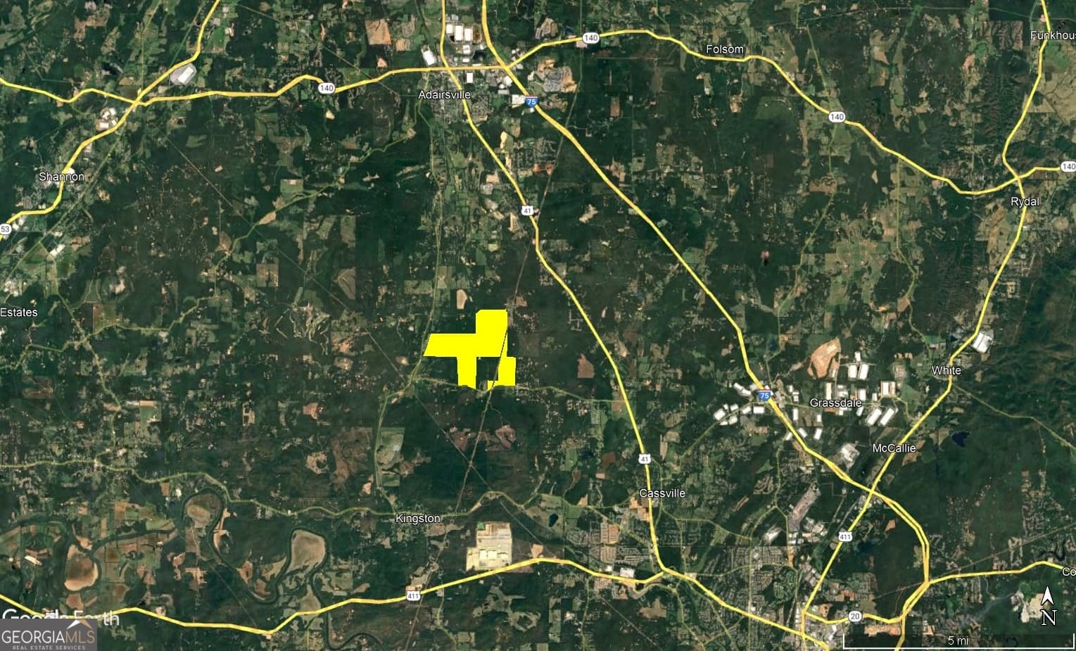 unimproved land for sale at 0 Griffin Road 5007, Cartersville, GA 30120 — photo 1 of 28