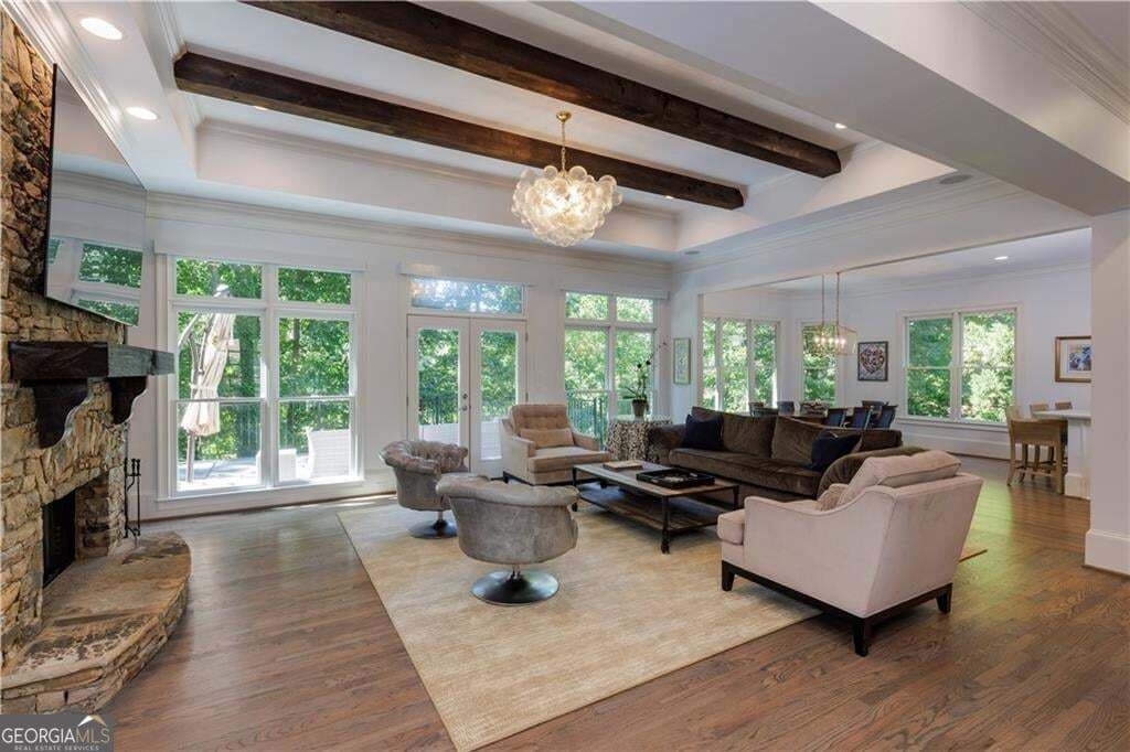 6 bedroom, 5.5 bathroom, 7,295 sq ft single family residence for sale at 7750 Marsh Court, Sandy Springs, GA 30328 — photo 9