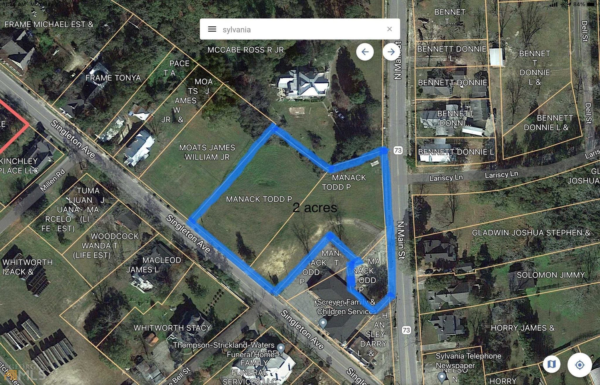 unimproved land for sale at 221 N Main Streets, Sylvania, GA 30467 — photo 1 of 12
