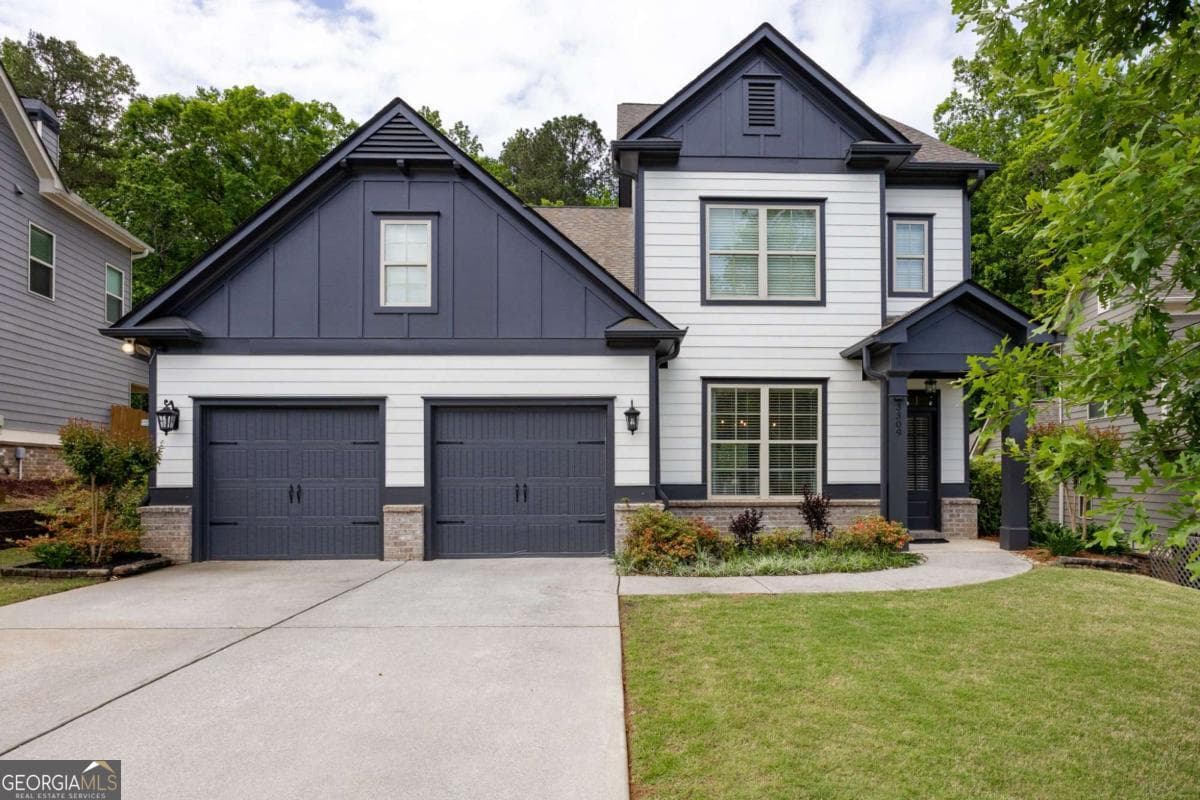 4 bedroom, 3.5 bathroom, 2,846 sq ft single family residence sold at 3309 Harmony Hill Road, Kennesaw, GA 30144