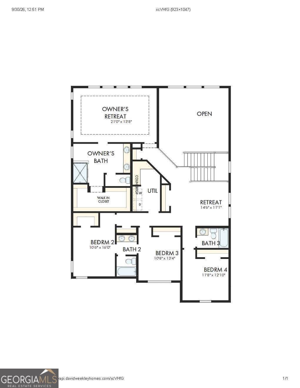 5 bedroom, 4.5 bathroom, 3,144 sq ft single family residence for sale at 4555 Beechnut Circle, Cumming, GA 30028 — photo 4