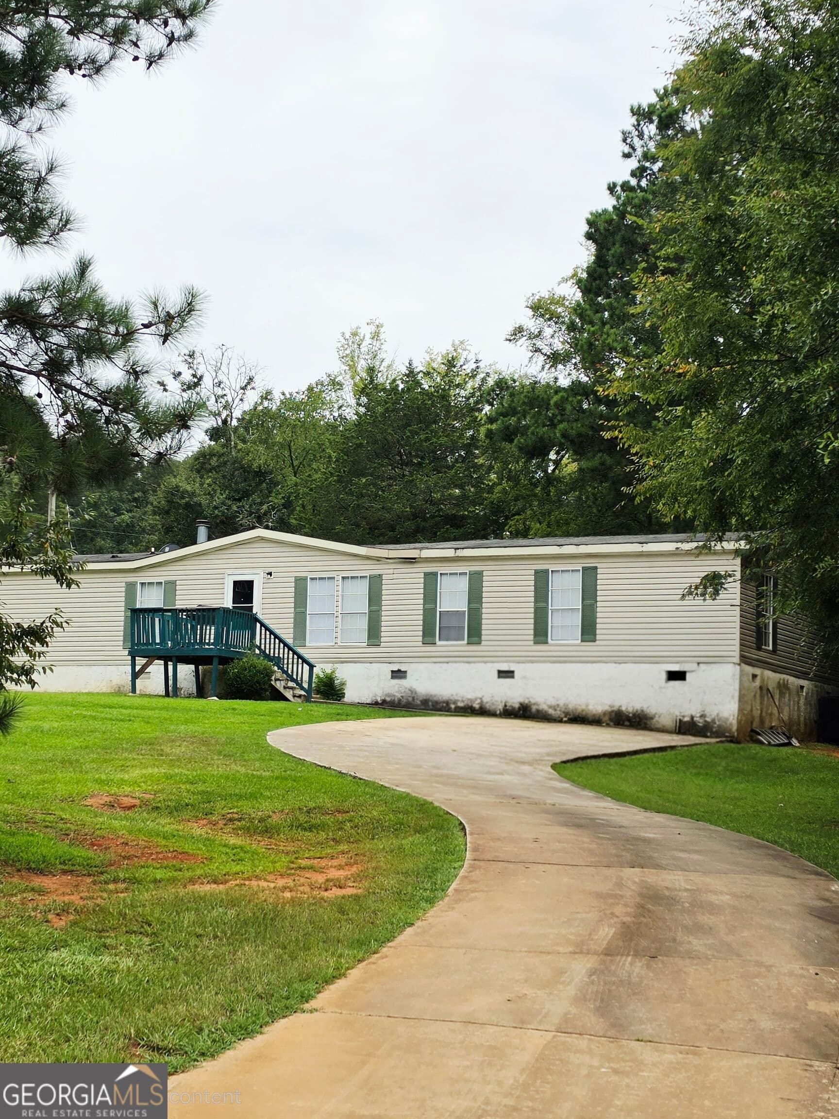 4 bedroom, 2 bathroom manufactured home,single family residence for sale at 66 Cheves, Forsyth, GA 31029