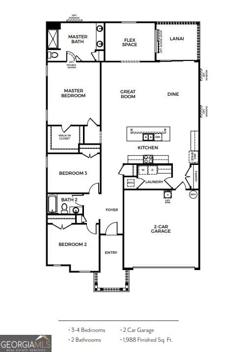 3 bedroom, 2 bathroom, 1,987 sq ft single family residence for sale at 223 Savannah Way, St. Marys, GA 31558 — photo 2