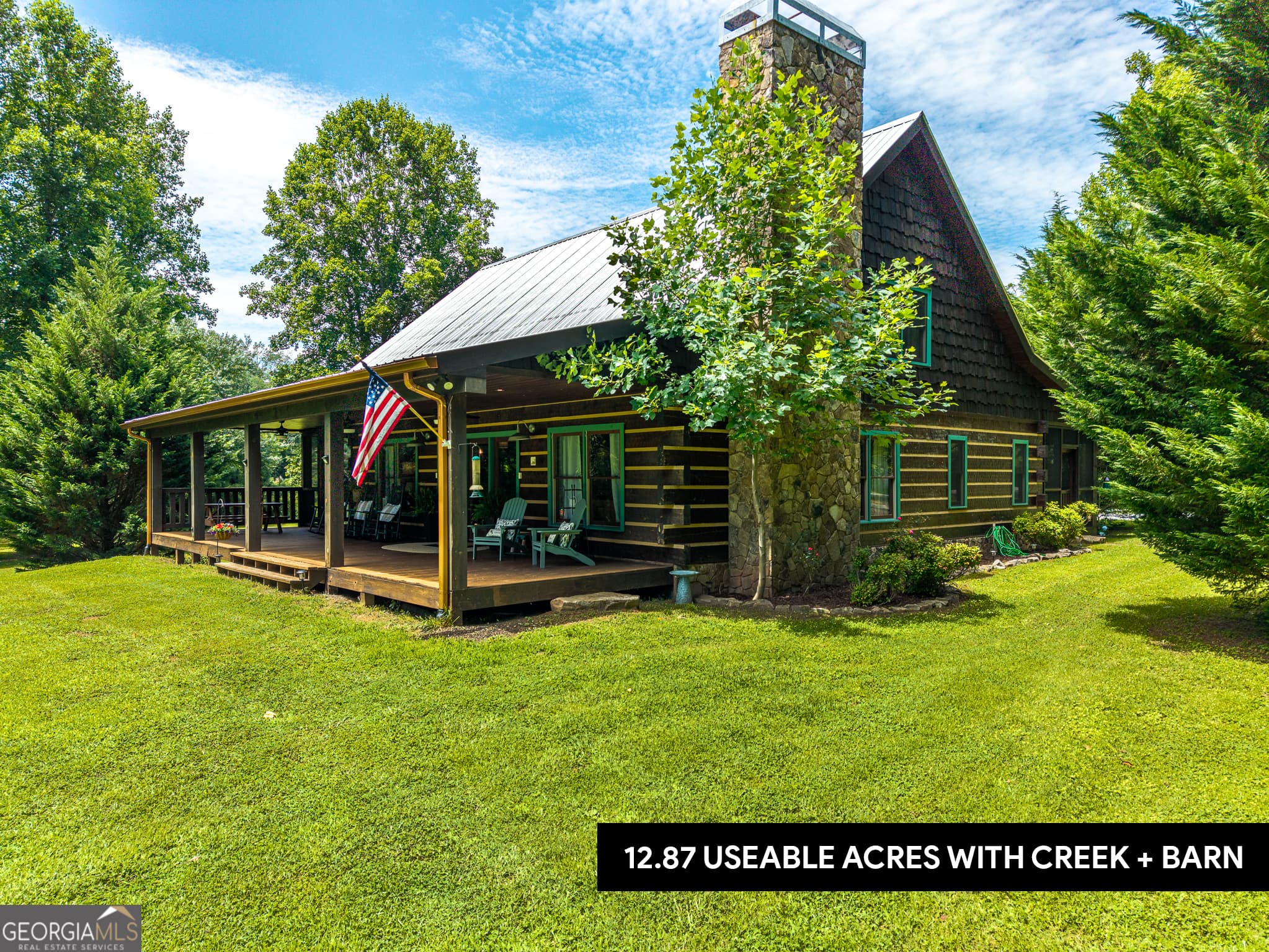 3 bedroom, 2.5 bathroom, 2,376 sq ft cabin,single family residence sold at 965 Bell Road 9 & 11, Mineral Bluff, GA 30559