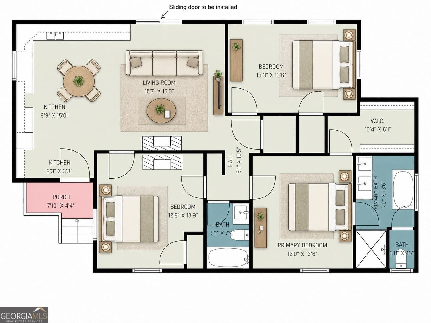 3 bedroom, 2 bathroom, 1,334 sq ft single family residence for sale at 951 Reed Avenue, East Point, GA 30344 — photo 6