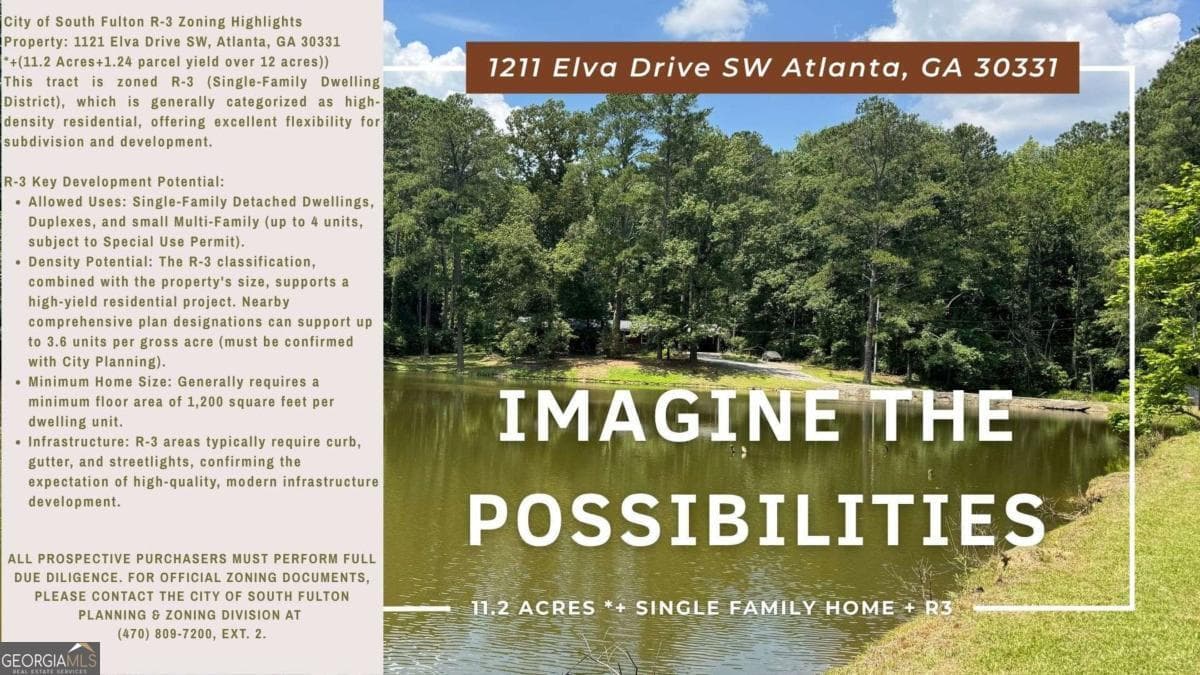 3 bedroom, 2 bathroom, 1,931 sq ft single family residence for sale at 1211 Elva Drive, South Fulton, GA 30331 — photo 2