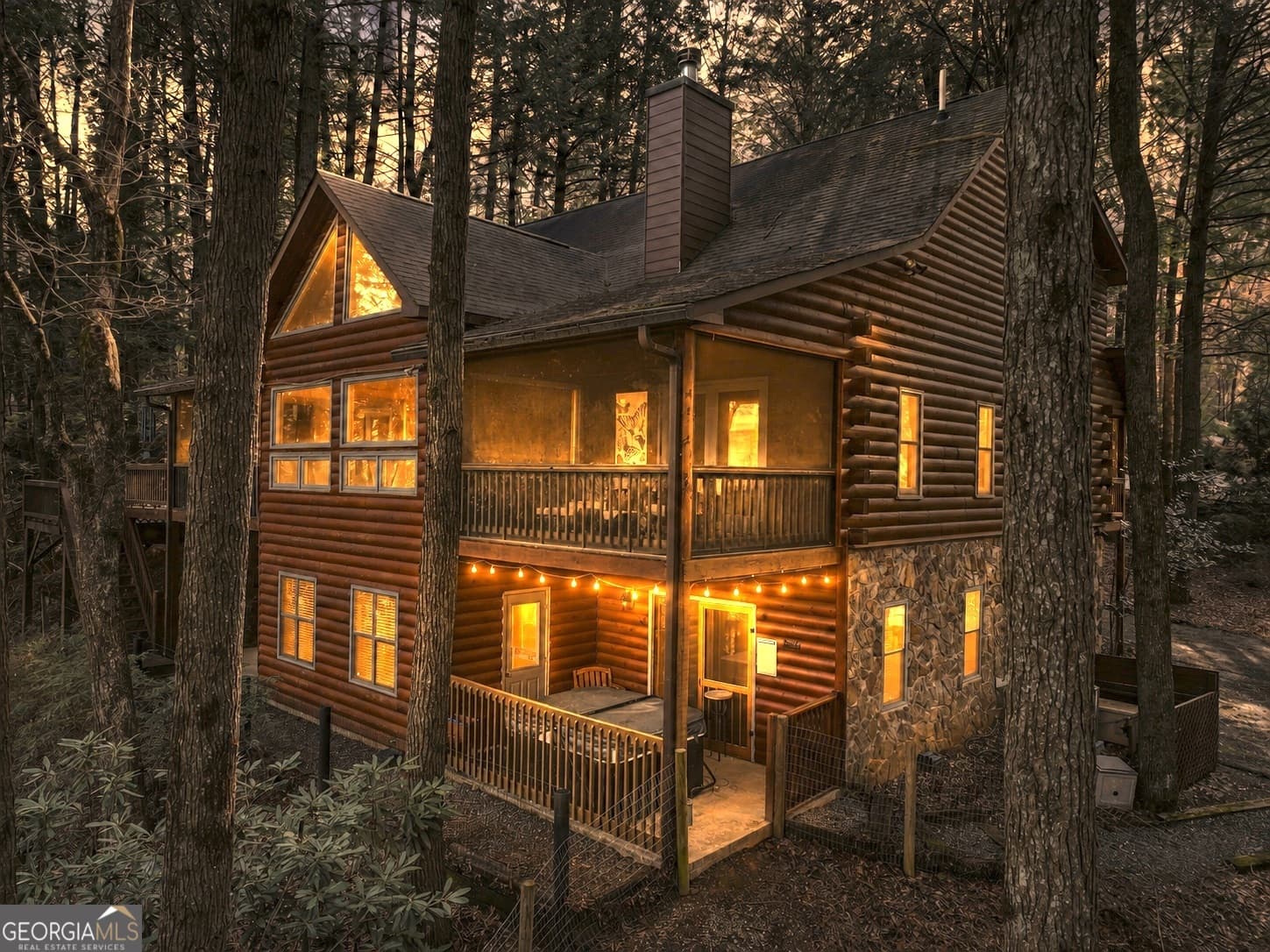 5 bedroom, 3.5 bathroom, 3,538 sq ft cabin,single family residence for sale at 58 River Road, Cherry Log, GA 30522 — photo 2
