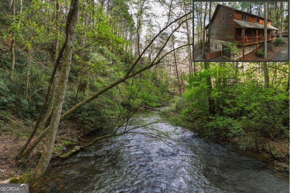 5 bedroom, 3.5 bathroom, 3,538 sq ft cabin,single family residence for sale at 58 River Road, Cherry Log, GA 30522