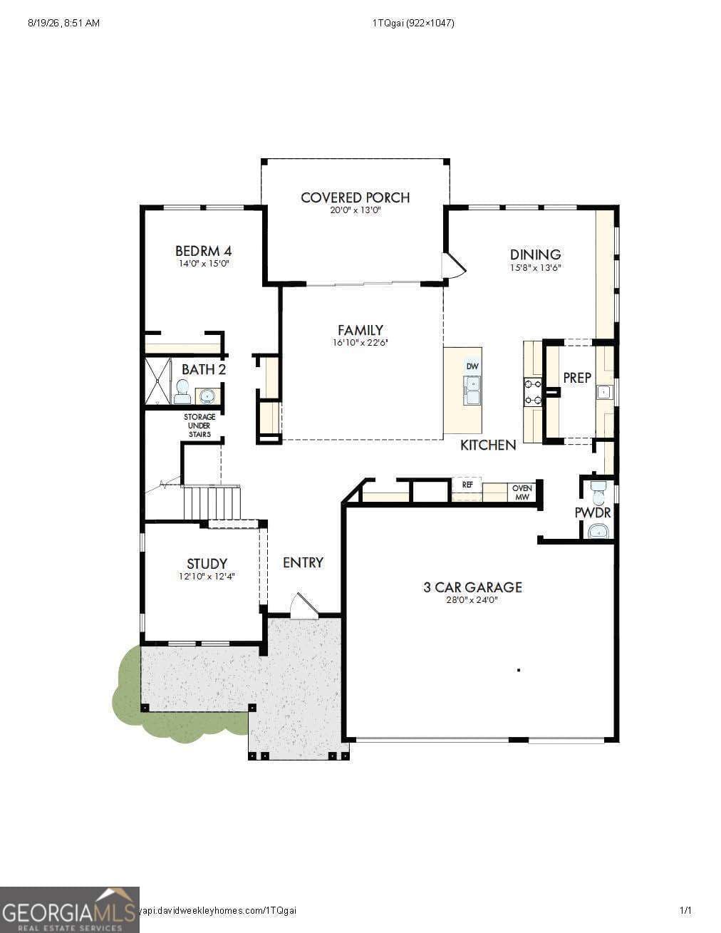 4 bedroom, 3.5 bathroom, 3,532 sq ft single family residence for sale at 308 Beebalm Street, Woodstock, GA 30188 — photo 3